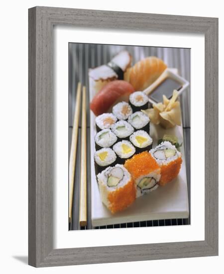 Assorted Sushi-null-Framed Photographic Print
