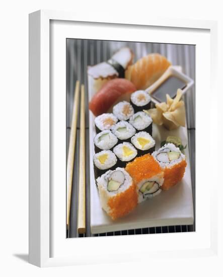 Assorted Sushi-null-Framed Photographic Print