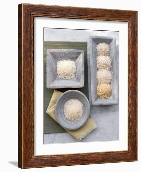 Assorted Types of Rice-null-Framed Photographic Print