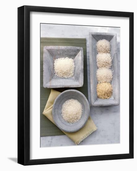 Assorted Types of Rice-null-Framed Photographic Print