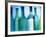 Assorted Wine Bottle Shadows-Ulrike Koeb-Framed Photographic Print