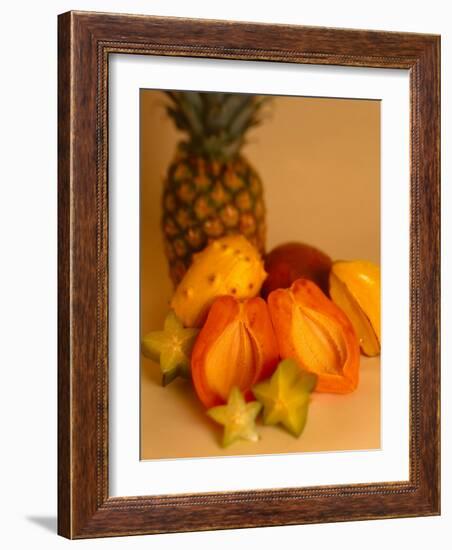 Assortment of Tropical Fruit-Chris Rogers-Framed Photographic Print