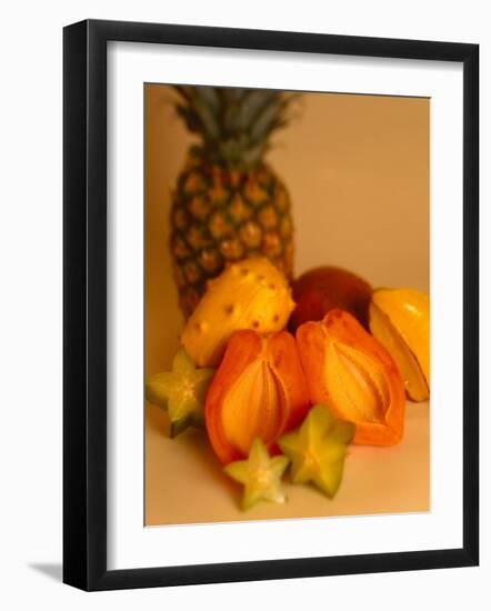 Assortment of Tropical Fruit-Chris Rogers-Framed Photographic Print