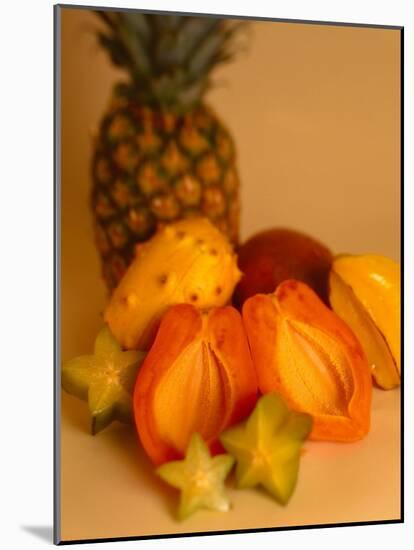 Assortment of Tropical Fruit-Chris Rogers-Mounted Photographic Print