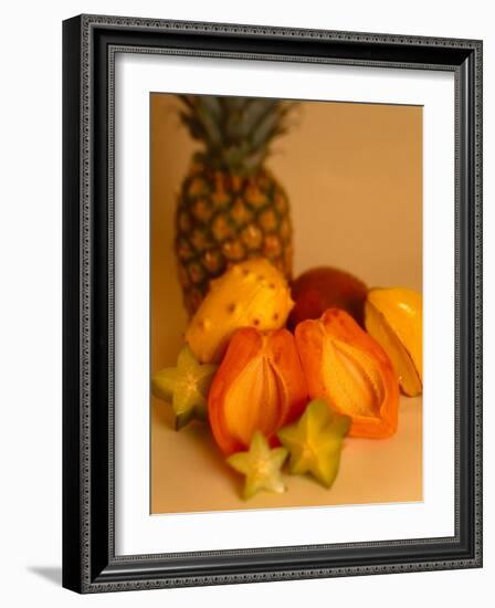 Assortment of Tropical Fruit-Chris Rogers-Framed Photographic Print