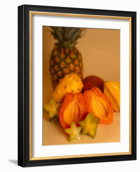 Assortment of Tropical Fruit-Chris Rogers-Framed Photographic Print