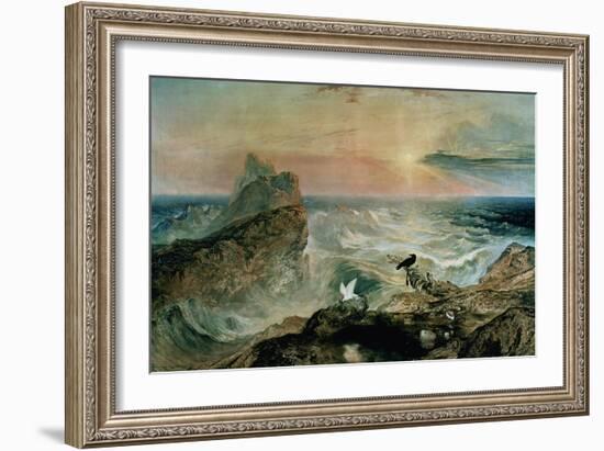 Assuaging of the Waters-John Martin-Framed Giclee Print