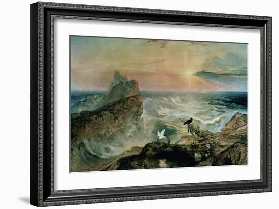 Assuaging of the Waters-John Martin-Framed Giclee Print