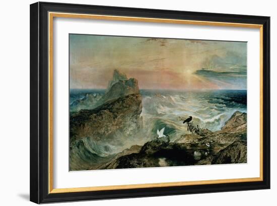 Assuaging of the Waters-John Martin-Framed Giclee Print