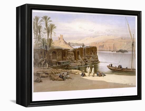 Assuan, 1871-Carl Friedrich Heinrich Werner-Framed Premier Image Canvas