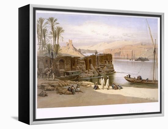 Assuan, 1871-Carl Friedrich Heinrich Werner-Framed Premier Image Canvas