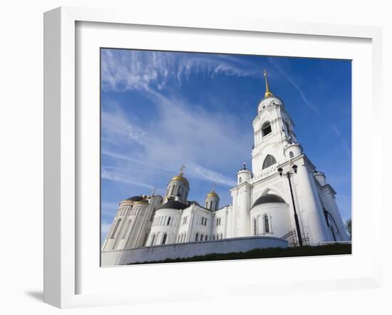 Assumption Cathedral, Vladimir, Golden Ring, Vladimir Oblast, Russia-Walter Bibikow-Framed Photographic Print