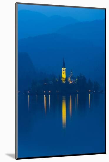 Assumption of Mary Pilgrimage Church, Bled, Slovenia-Juan Carlos Munoz-Mounted Photographic Print