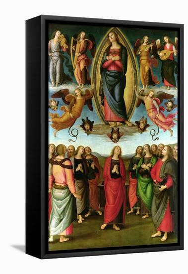 Assumption of the Virgin, 1506-Pietro Perugino-Framed Premier Image Canvas