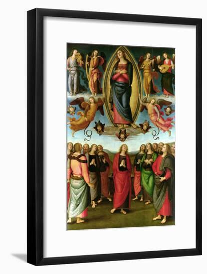 Assumption of the Virgin, 1506-Pietro Perugino-Framed Giclee Print