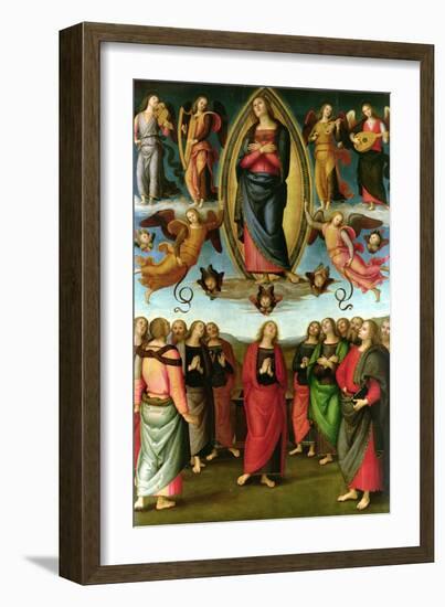 Assumption of the Virgin, 1506-Pietro Perugino-Framed Giclee Print