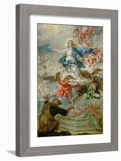 Assumption of the Virgin Mary, 1676-Juan de Valdes Leal-Framed Giclee Print