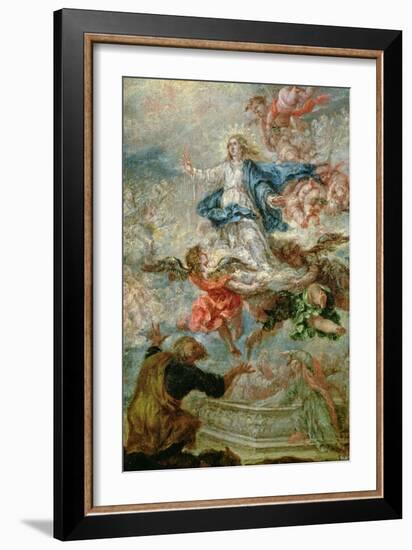Assumption of the Virgin Mary, 1676-Juan de Valdes Leal-Framed Giclee Print
