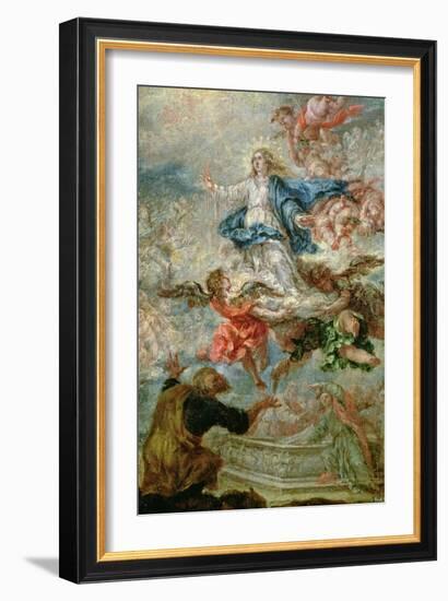 Assumption of the Virgin Mary, 1676-Juan de Valdes Leal-Framed Giclee Print