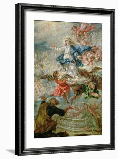 Assumption of the Virgin Mary, 1676-Juan de Valdes Leal-Framed Giclee Print