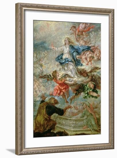 Assumption of the Virgin Mary, 1676-Juan de Valdes Leal-Framed Giclee Print