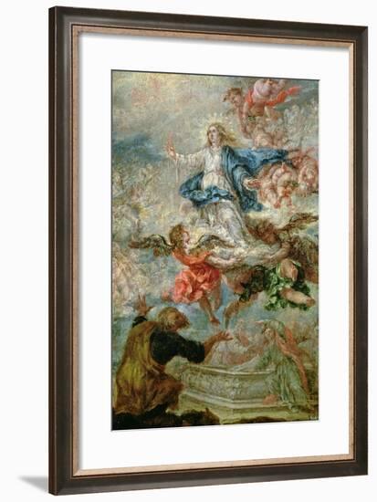 Assumption of the Virgin Mary, 1676-Juan de Valdes Leal-Framed Giclee Print