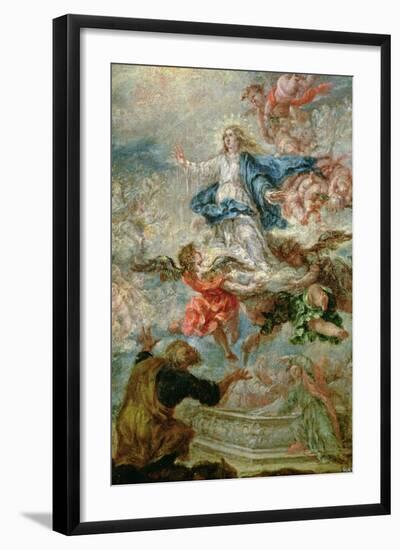 Assumption of the Virgin Mary, 1676-Juan de Valdes Leal-Framed Giclee Print