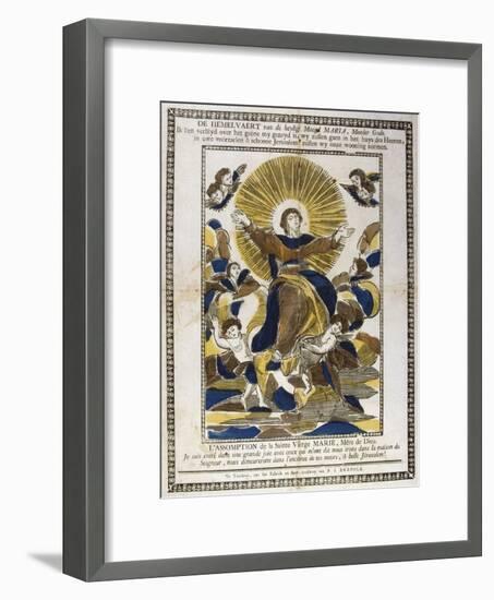 Assumption of the Virgin Mary, 19th Century-null-Framed Giclee Print