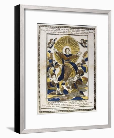 Assumption of the Virgin Mary, 19th Century-null-Framed Giclee Print