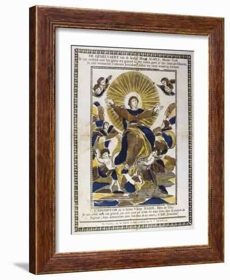 Assumption of the Virgin Mary, 19th Century-null-Framed Giclee Print