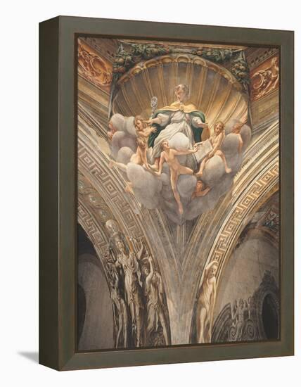 Assumption of the Virgin-Correggio-Framed Premier Image Canvas