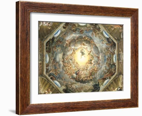 Assumption of the Virgin-Correggio-Framed Art Print