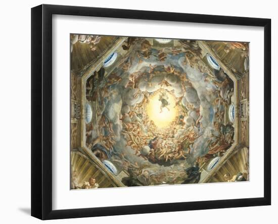 Assumption of the Virgin-Correggio-Framed Art Print