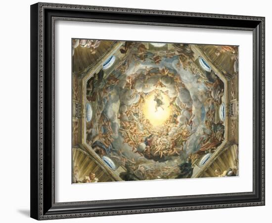 Assumption of the Virgin-Correggio-Framed Art Print