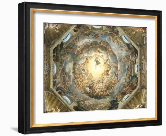 Assumption of the Virgin-Correggio-Framed Art Print