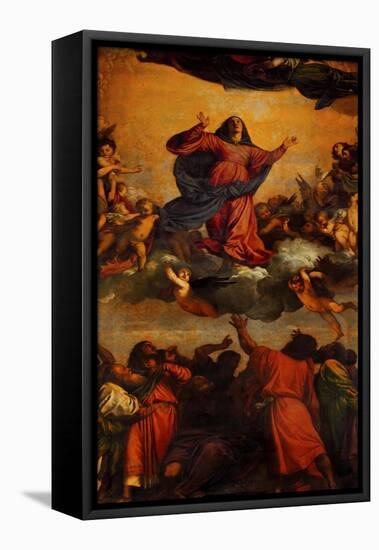 Assumption of the Virgin-Titian (Tiziano Vecelli)-Framed Premier Image Canvas