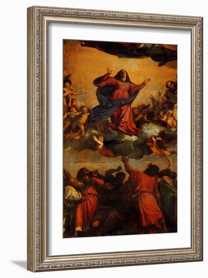 Assumption of the Virgin-Titian (Tiziano Vecelli)-Framed Giclee Print