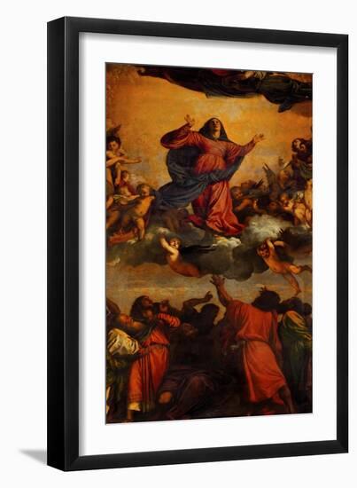 Assumption of the Virgin-Titian (Tiziano Vecelli)-Framed Giclee Print