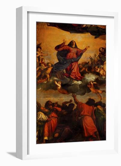 Assumption of the Virgin-Titian (Tiziano Vecelli)-Framed Giclee Print