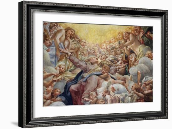 Assumption of the Virgin-Correggio-Framed Giclee Print