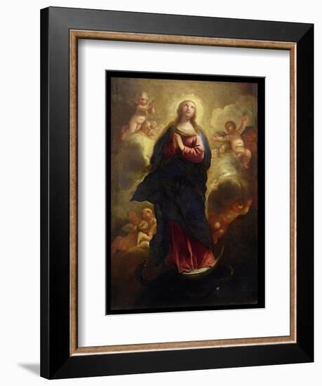 Assumption of the Virgin-Luca Giordano-Framed Giclee Print