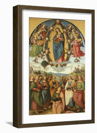 Assumption of Virgin-Bernardino Pinturicchio-Framed Giclee Print