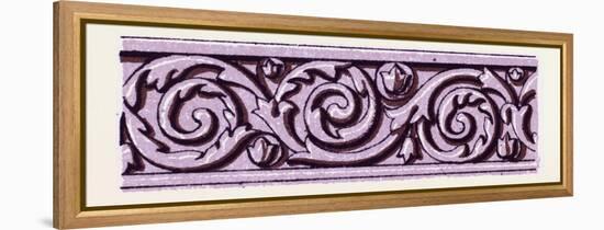 Assyrian and Persian Ornament-null-Framed Premier Image Canvas