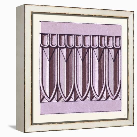 Assyrian and Persian Ornament-null-Framed Premier Image Canvas