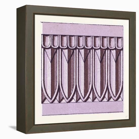 Assyrian and Persian Ornament-null-Framed Premier Image Canvas