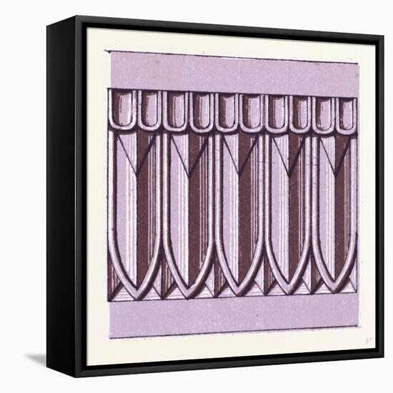 Assyrian and Persian Ornament-null-Framed Premier Image Canvas