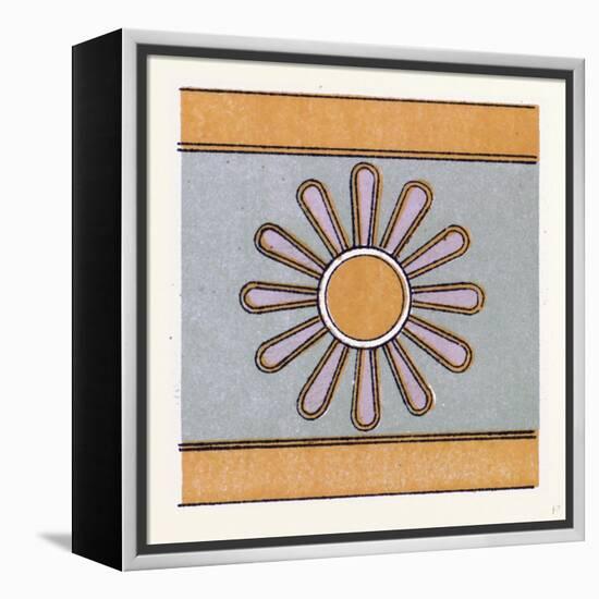 Assyrian and Persian Ornament-null-Framed Premier Image Canvas