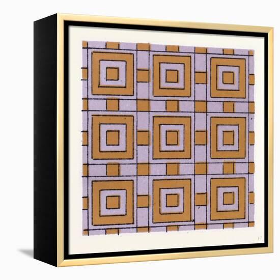 Assyrian and Persian Ornament-null-Framed Premier Image Canvas