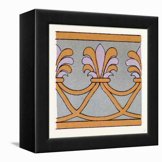 Assyrian and Persian Ornament-null-Framed Premier Image Canvas