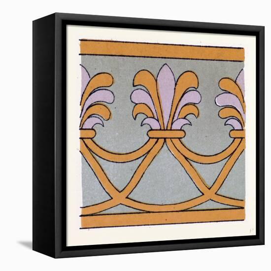 Assyrian and Persian Ornament-null-Framed Premier Image Canvas